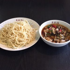 豚肉ときのこのつけ麺　850円